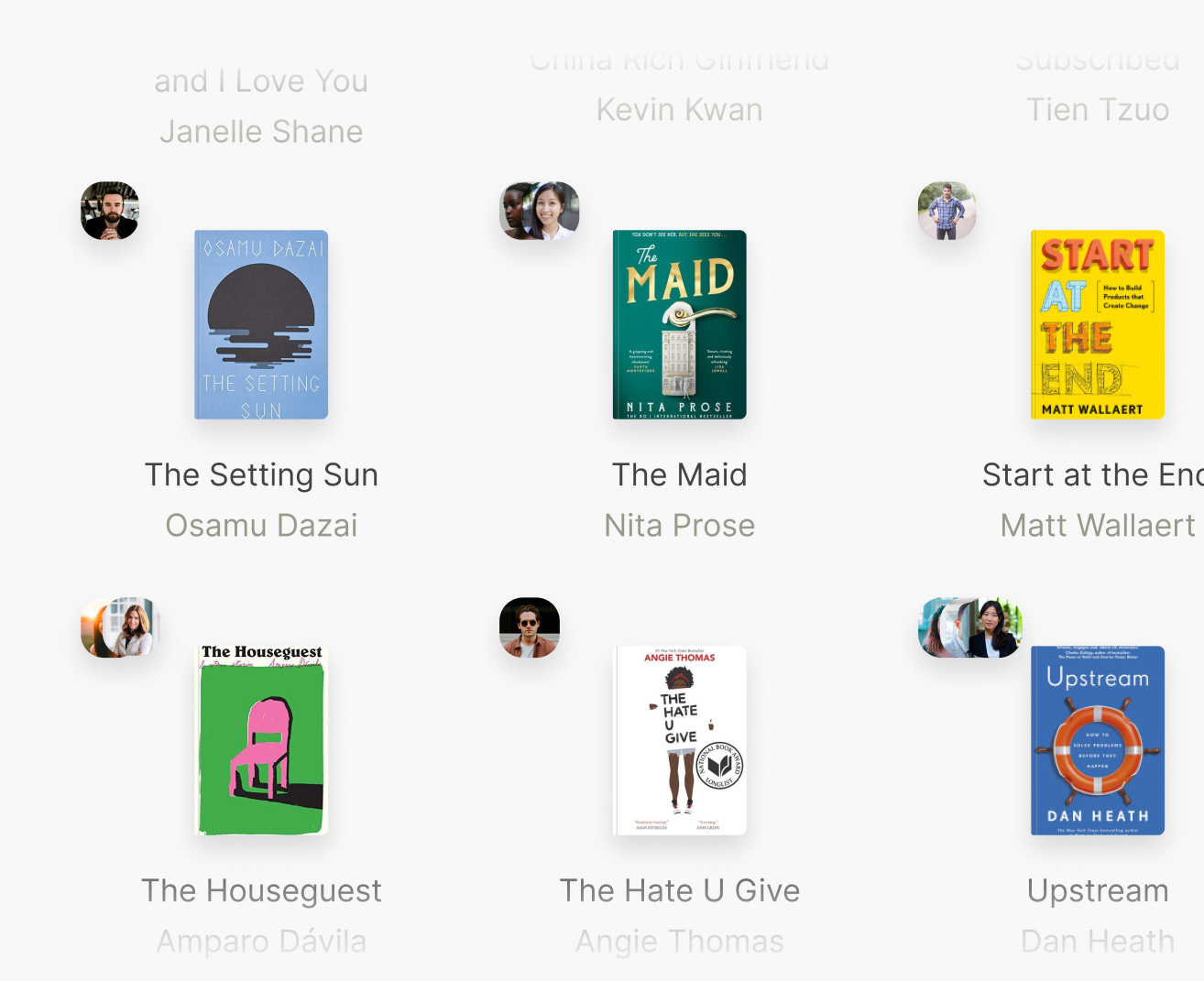 Your book corner on the internet